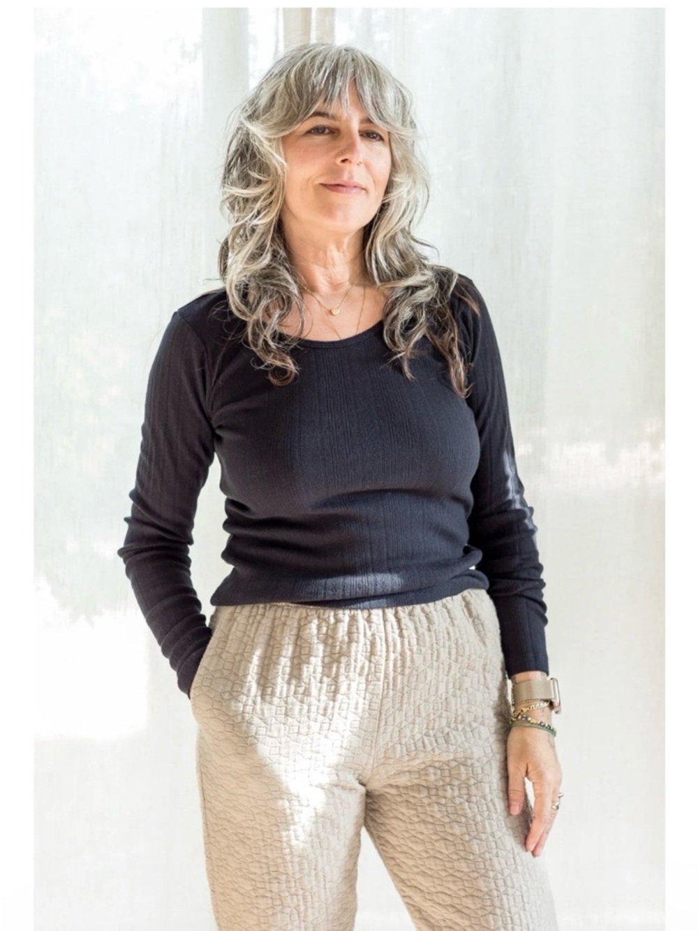 Curator Maisie Longsleeve Black Size S